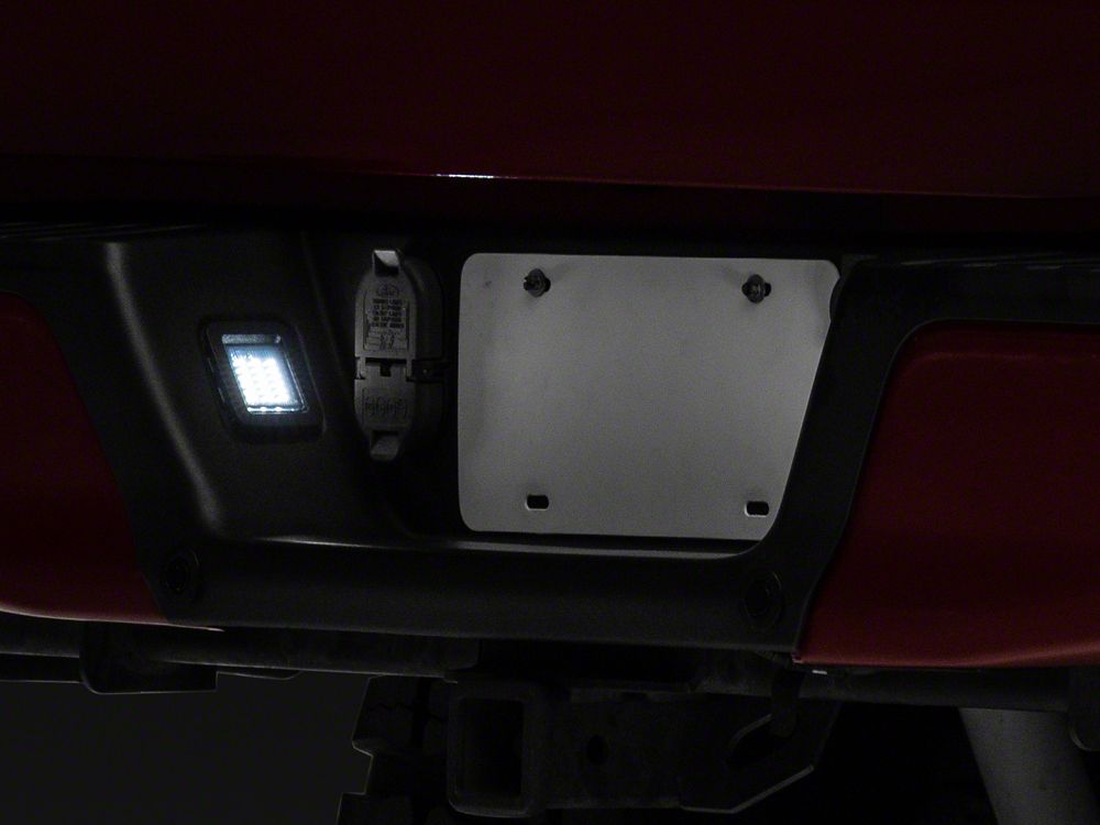 Raxiom Axial Series LED License Plate Lamps; Smoked (15-23 F-150)