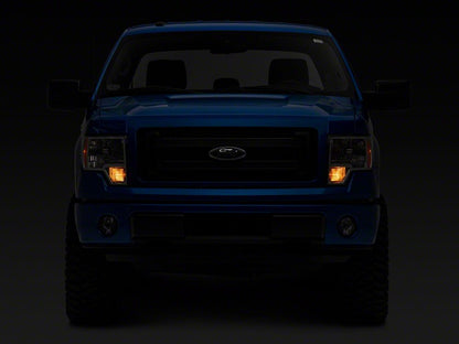 Raxiom Axial Series OEM Style Replacement Headlights; Chrome Housing; Clear Lens (09-14 F-150 w/ Factory Halogen Headlights)