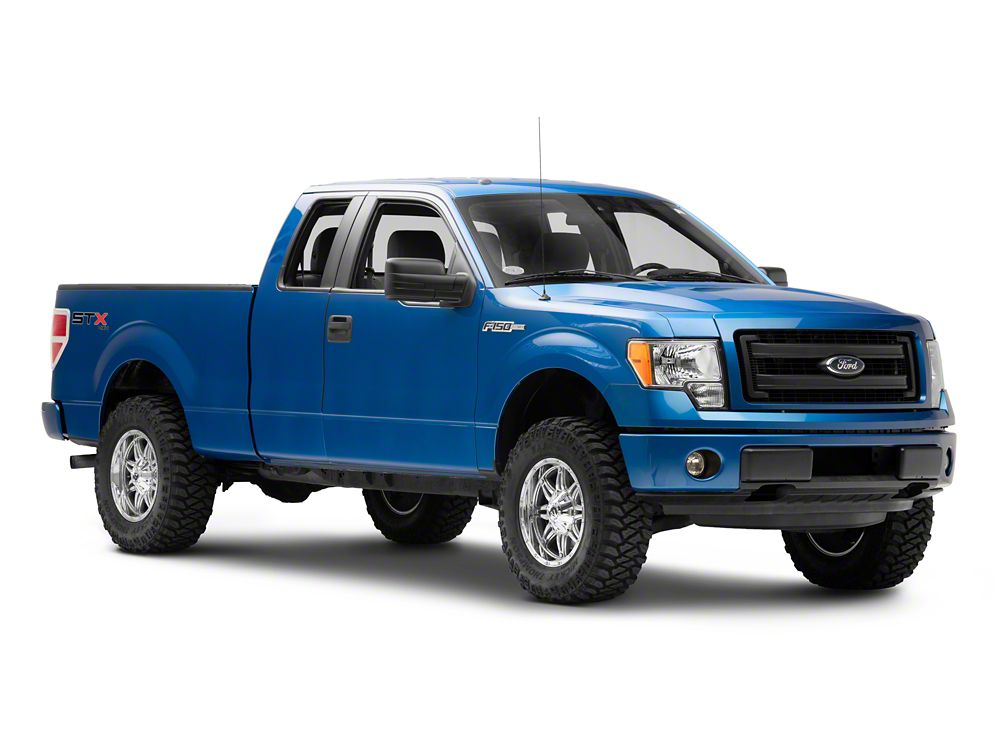 Raxiom Axial Series OEM Style Replacement Headlights; Chrome Housing; Clear Lens (09-14 F-150 w/ Factory Halogen Headlights)