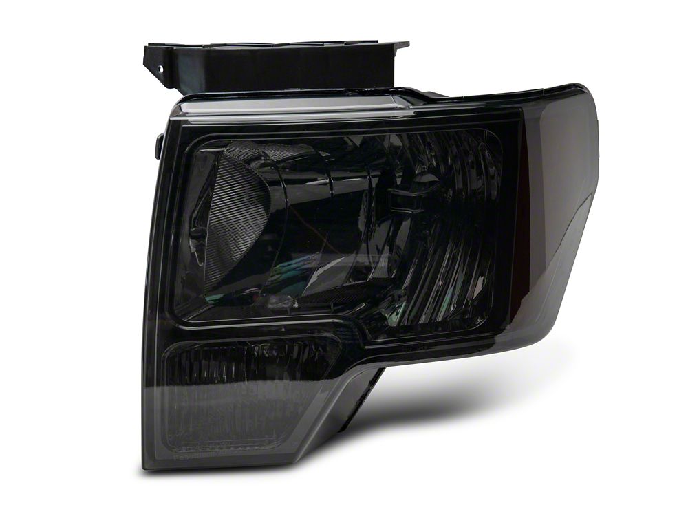 Raxiom Axial Series OEM Style Replacement Headlights; Chrome Housing; Smoked Lens (09-14 F-150 w/ Factory Halogen Headlights)