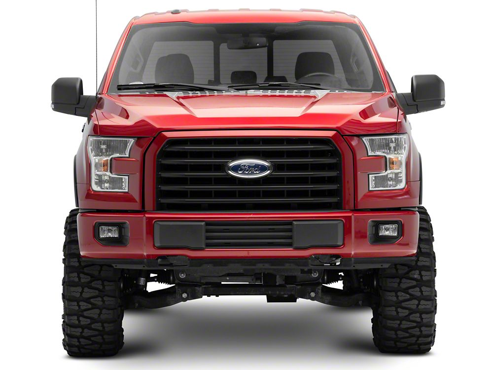 Raxiom Axial Series OEM Style Replacement Headlights; Chrome Housing; Clear Lens (15-17 F-150 w/ Factory Halogen Headlights)
