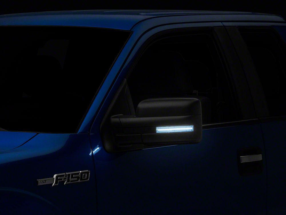 Raxiom Axial Series White LED Mirror Turn Signal; Clear (09-14 F-150)