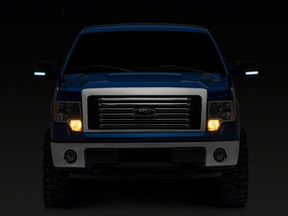 Raxiom Axial Series White LED Mirror Turn Signal; Clear (09-14 F-150)