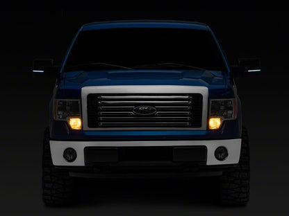 Raxiom Axial Series White LED Mirror Turn Signal; Smoked (09-14 F-150)