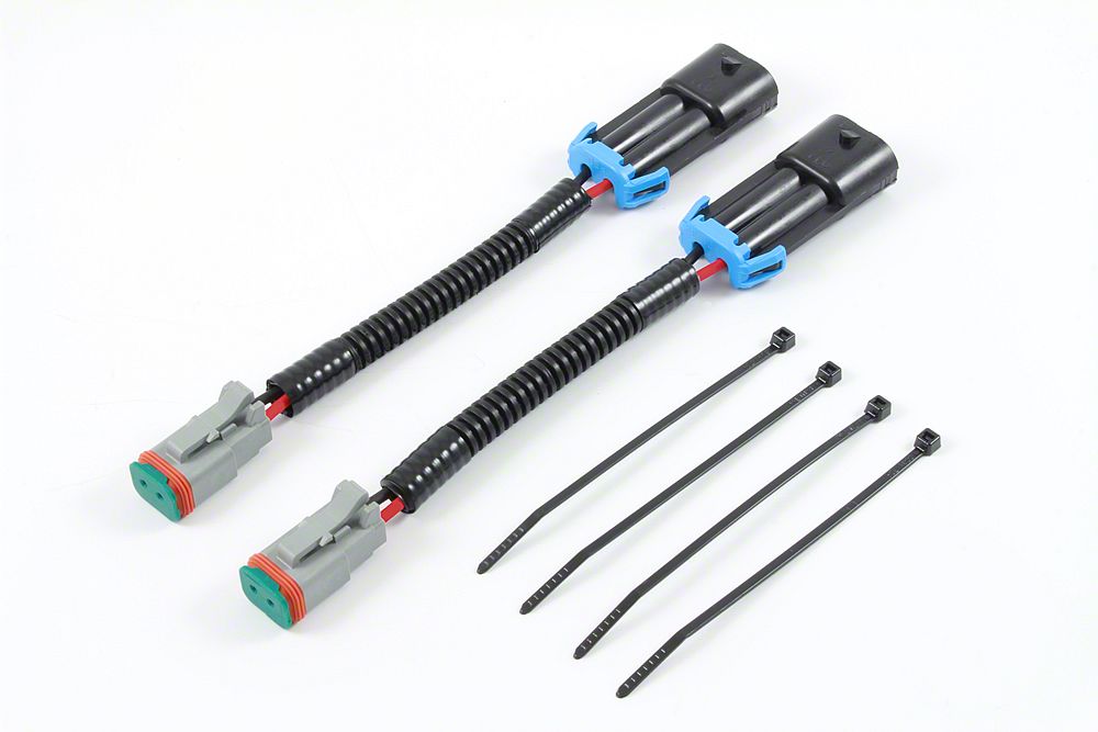 Raxiom Axial Series H10 Fog Light Wire Harness Adapter Set (03-06 Silverado 1500)