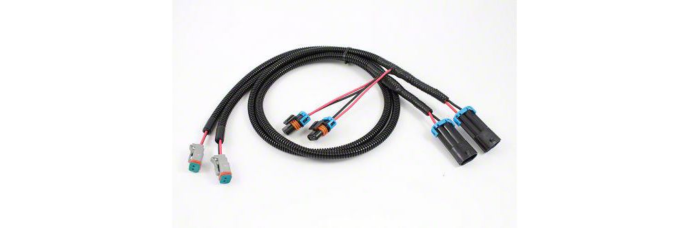 Raxiom Axial Series H10 Fog Light Dual Wire Harness Adapter Set (03-06 Silverado 1500)