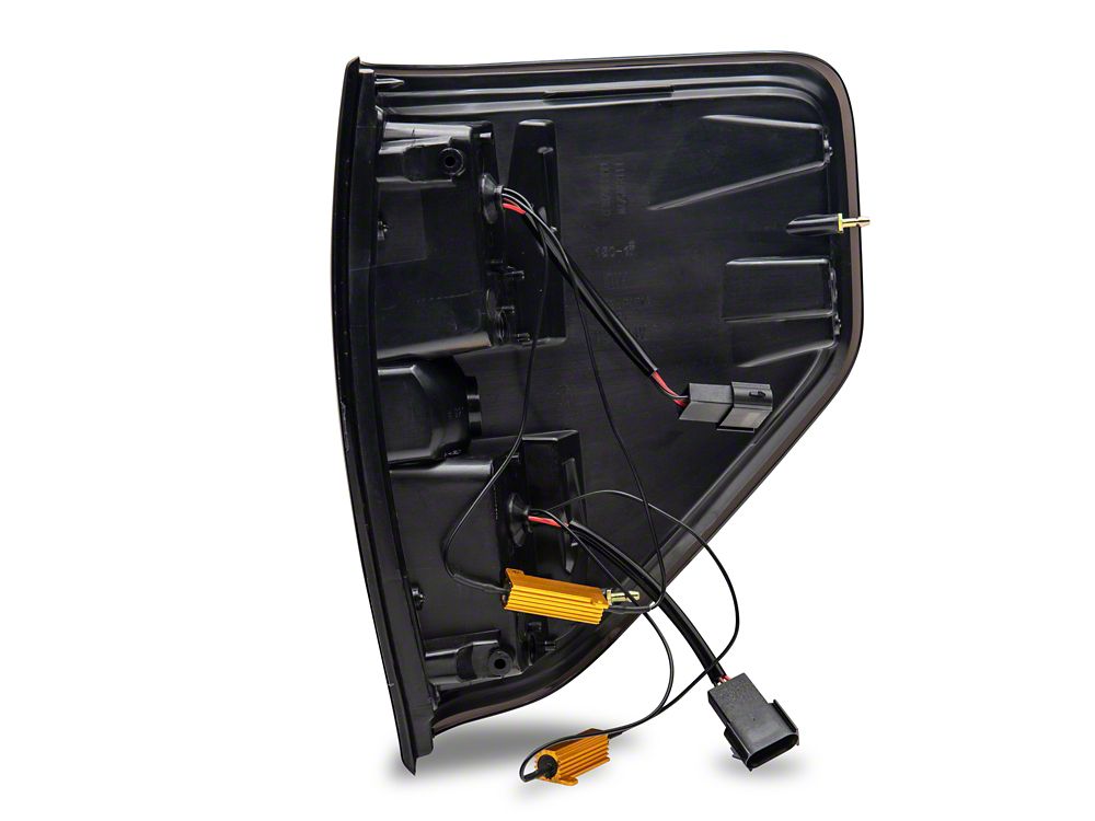 Raxiom Axial Series LED Tail Lights; Black Housing; Smoked Lens (09-14 F-150 Styleside)