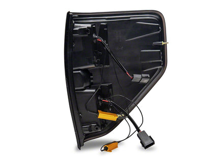 Raxiom Axial Series LED Tail Lights; Black Housing; Smoked Lens (09-14 F-150 Styleside)