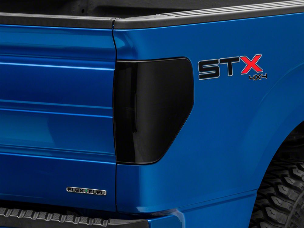 Raxiom Axial Series LED Tail Lights; Black Housing; Smoked Lens (09-14 F-150 Styleside)