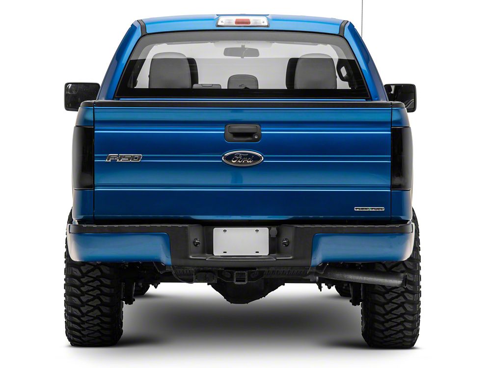 Raxiom Axial Series LED Tail Lights; Black Housing; Smoked Lens (09-14 F-150 Styleside)