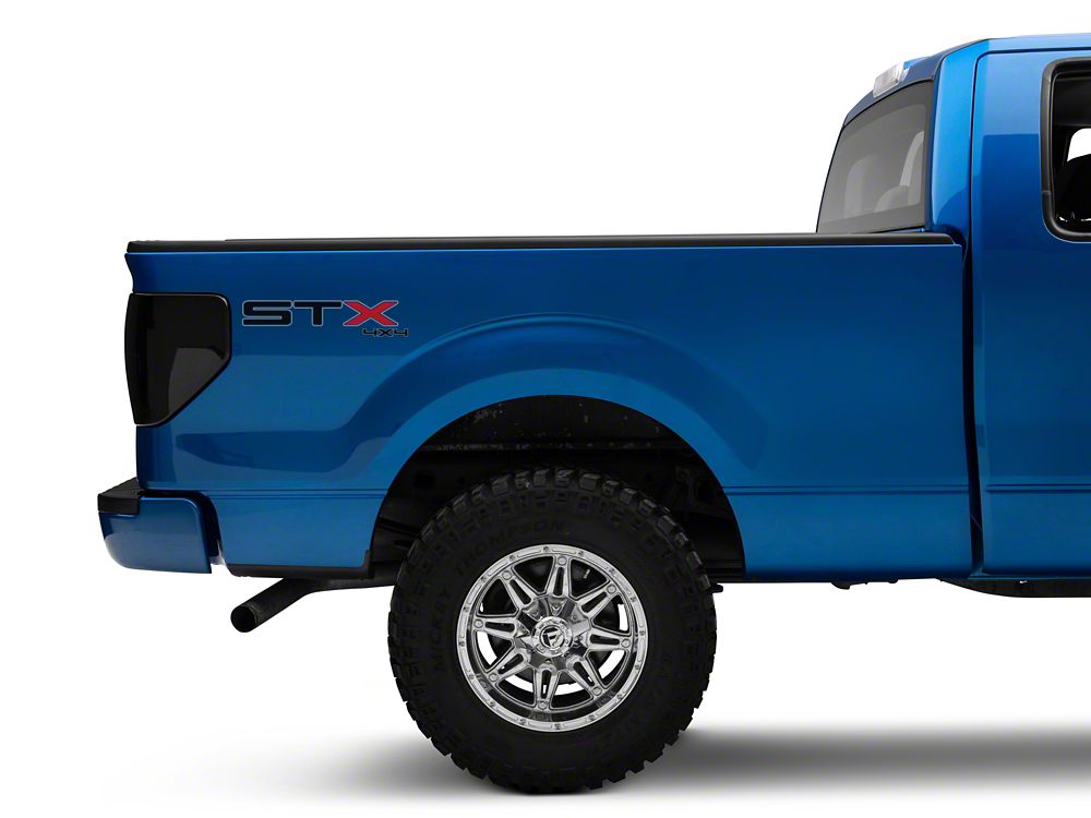 Raxiom Axial Series LED Tail Lights; Black Housing; Smoked Lens (09-14 F-150 Styleside)