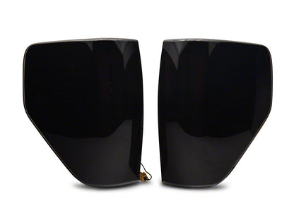 Raxiom Axial Series LED Tail Lights with Halo; Black Housing; Smoked Lens (09-14 F-150 Styleside)