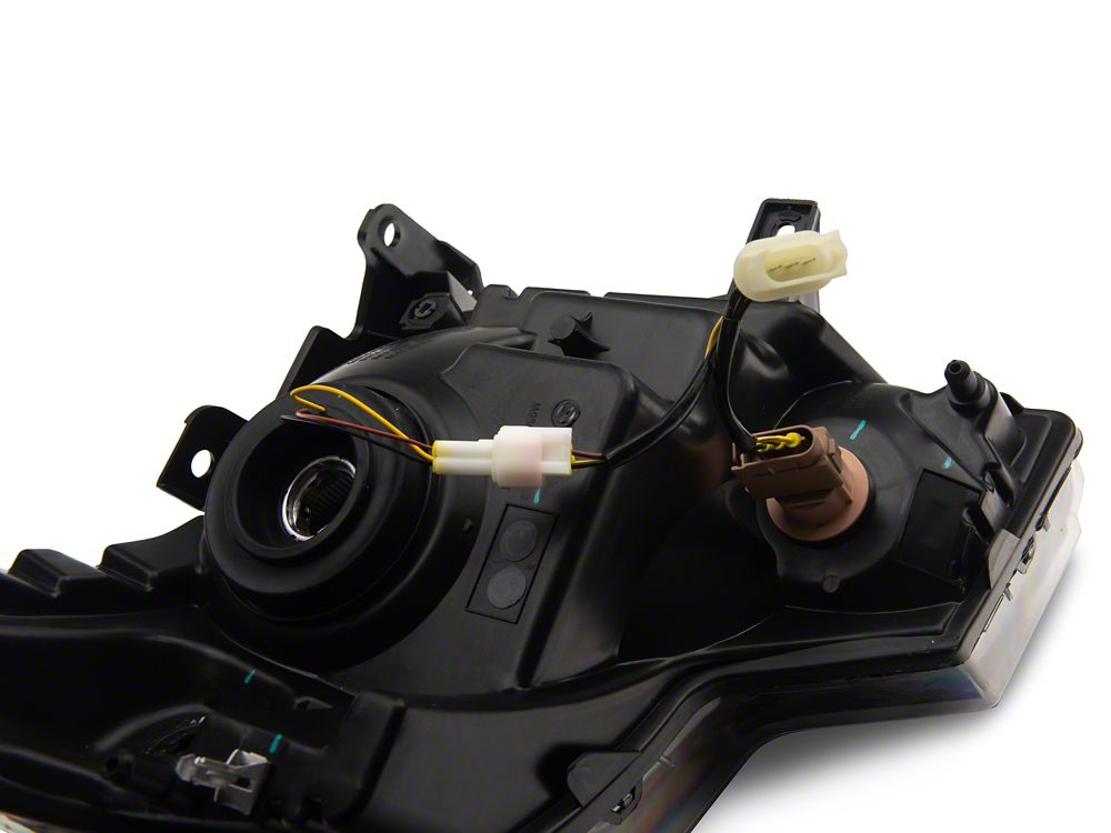 Raxiom Axial Series Headlights with Sequential LED Bar; Black Housing; Clear Lens (09-14 F-150 w/ Factory Halogen Headlights)