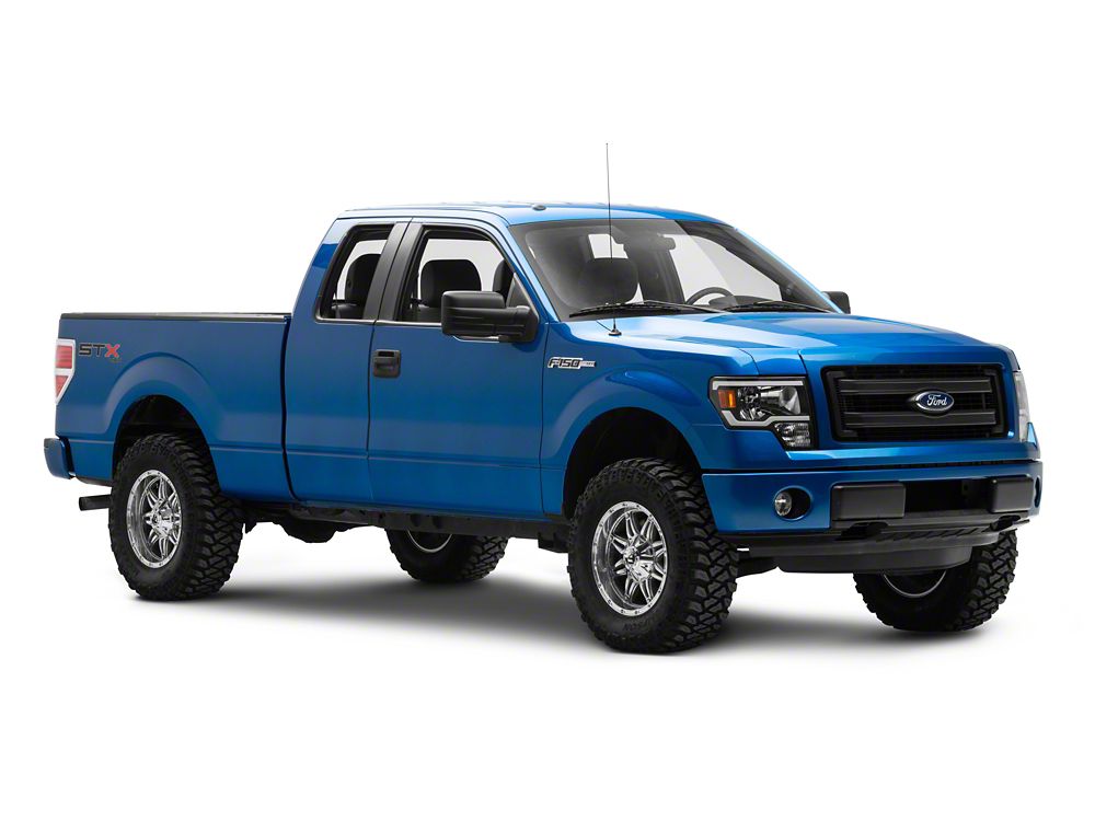 Raxiom Axial Series Headlights with Sequential LED Bar; Black Housing; Clear Lens (09-14 F-150 w/ Factory Halogen Headlights)