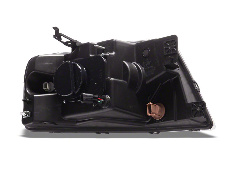 Raxiom Axial Series Projector Headlights; Chrome Housing; Clear Lens (04-08 F-150)
