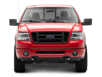 Raxiom Axial Series Projector Headlights; Chrome Housing; Clear Lens (04-08 F-150)