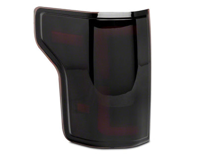 Raxiom Axial Series LED Tail Lights; Black Housing; Smoked Lens (15-17 F-150 w/ Factory Halogen Tail Lights)