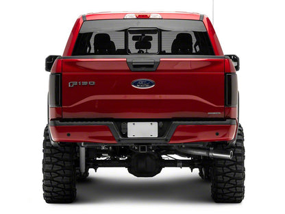 Raxiom Axial Series LED Tail Lights; Black Housing; Smoked Lens (15-17 F-150 w/ Factory Halogen Tail Lights)