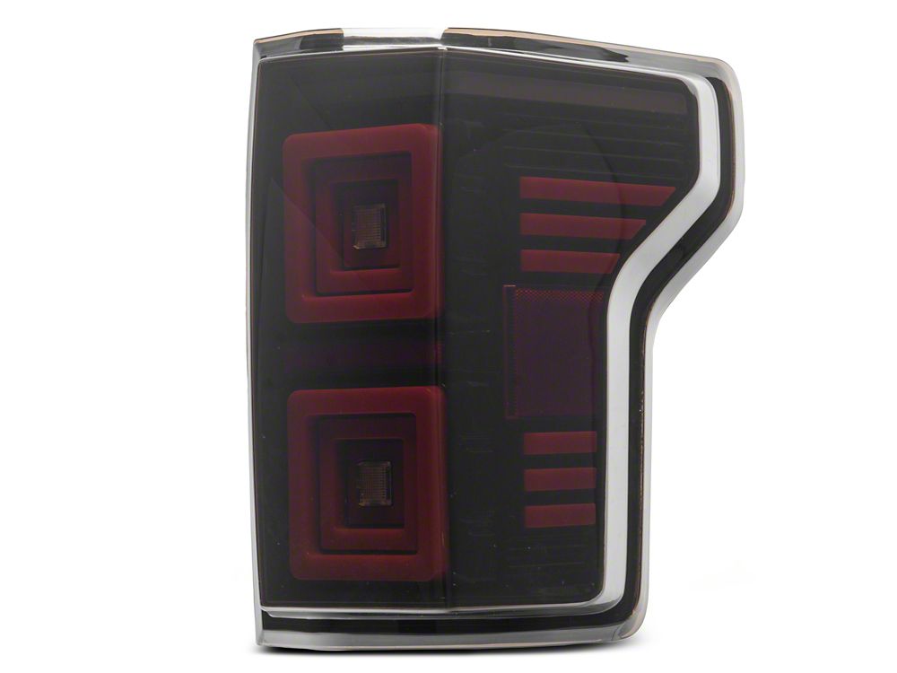 Raxiom Horizon LED Tail Lights; Black Housing; Clear Lens (15-20 F-150 w/ Factory Halogen Non-BLIS Tail Lights)