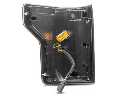 Raxiom Horizon LED Tail Lights; Black Housing; Clear Lens (15-20 F-150 w/ Factory Halogen Non-BLIS Tail Lights)