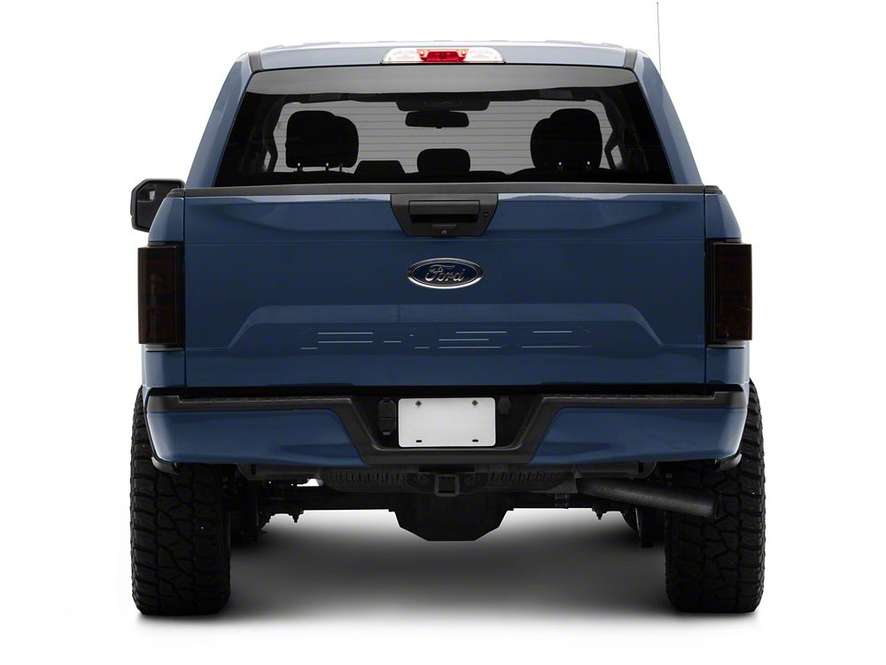 Raxiom Horizon LED Tail Lights; Black Housing; Clear Lens (15-20 F-150 w/ Factory Halogen Non-BLIS Tail Lights)