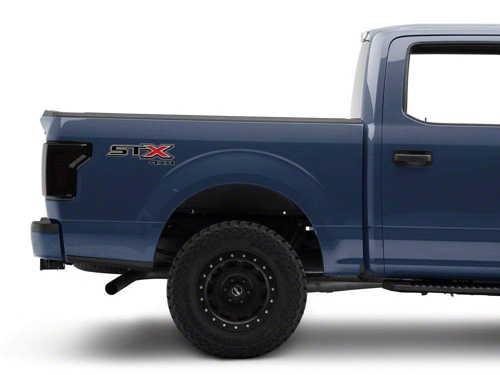 Raxiom Horizon LED Tail Lights; Black Housing; Clear Lens (15-20 F-150 w/ Factory Halogen Non-BLIS Tail Lights)