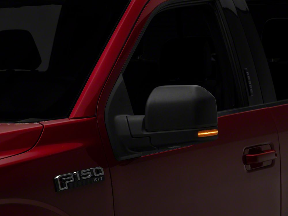 Raxiom Axial Series LED Mirror Mounted Turn Signals; Smoked (15-20 F-150)