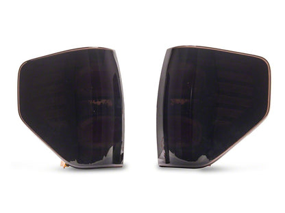 Raxiom Axial Series LED Tail Lights; Black Housing; Smoked Lens (09-14 F-150 Styleside)