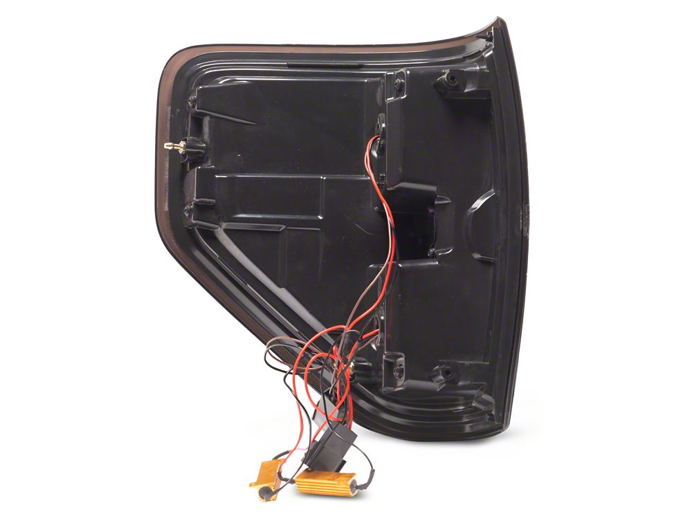 Raxiom Axial Series LED Tail Lights; Black Housing; Smoked Lens (09-14 F-150 Styleside)