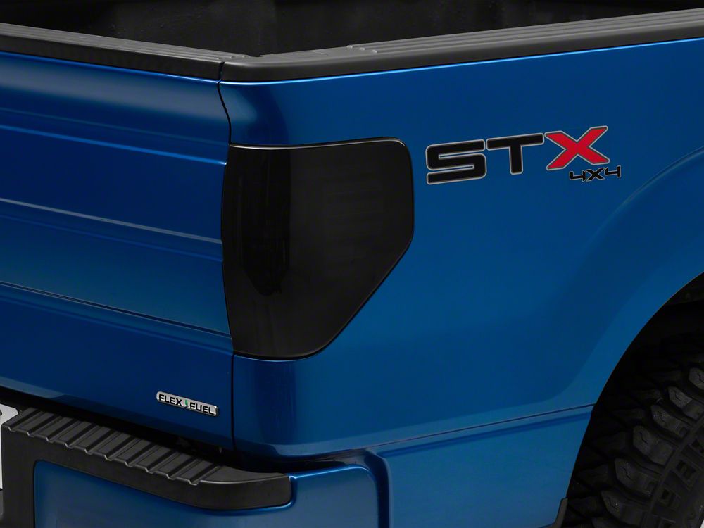 Raxiom Axial Series LED Tail Lights; Black Housing; Smoked Lens (09-14 F-150 Styleside)