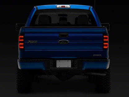 Raxiom Axial Series LED Tail Lights; Black Housing; Smoked Lens (09-14 F-150 Styleside)