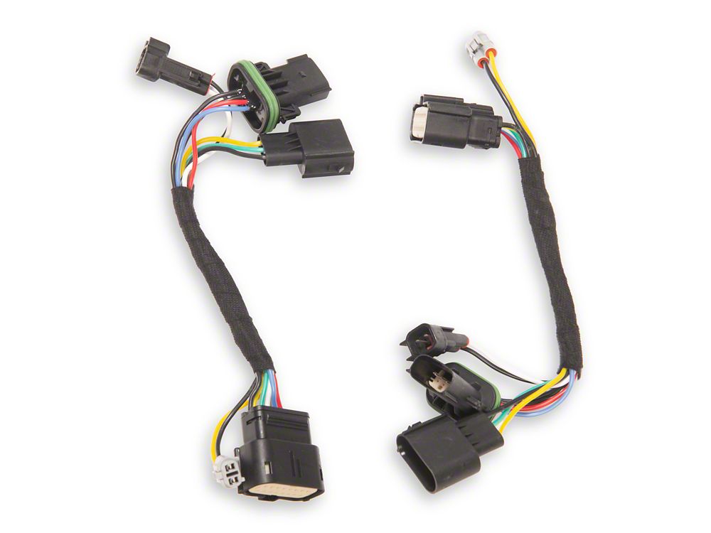 Raxiom LED Halo Surround Headlights with Amber DRL; Black Housing; Clear Lens (18-20 F-150 w/ Factory Halogen Headlights)