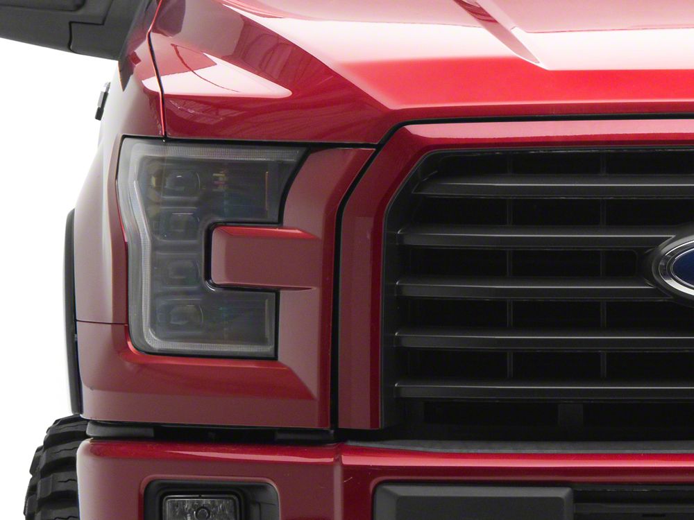 Raxiom CXR Series V2 LED Projector Headlights; Black Housing; Clear Lens (15-17 F-150; 18-20 F-150 Raptor)