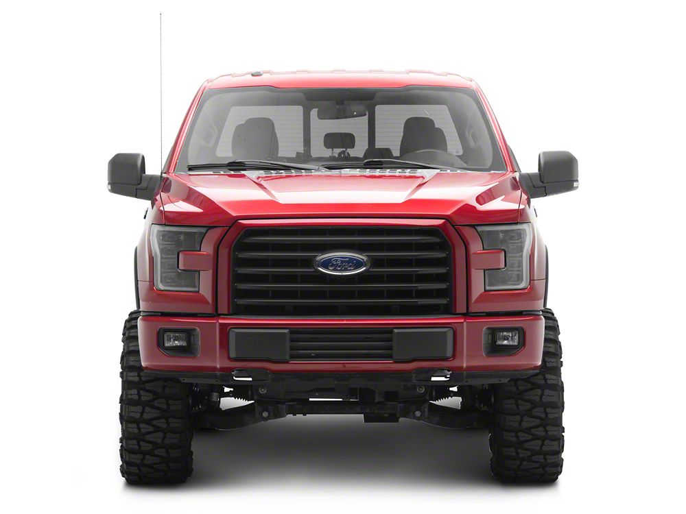 Raxiom CXR Series LED Headlights; Black Housing; Clear Lens (15-17 F-150 w/ Factory Halogen Headlights)