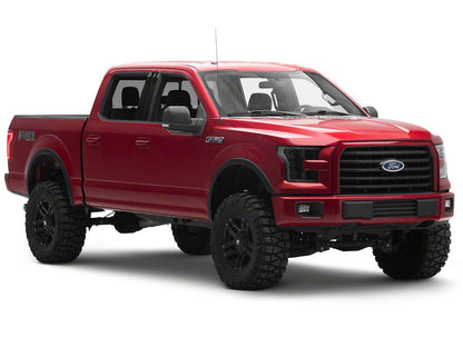Raxiom CXR Series LED Headlights; Black Housing; Clear Lens (15-17 F-150 w/ Factory Halogen Headlights)