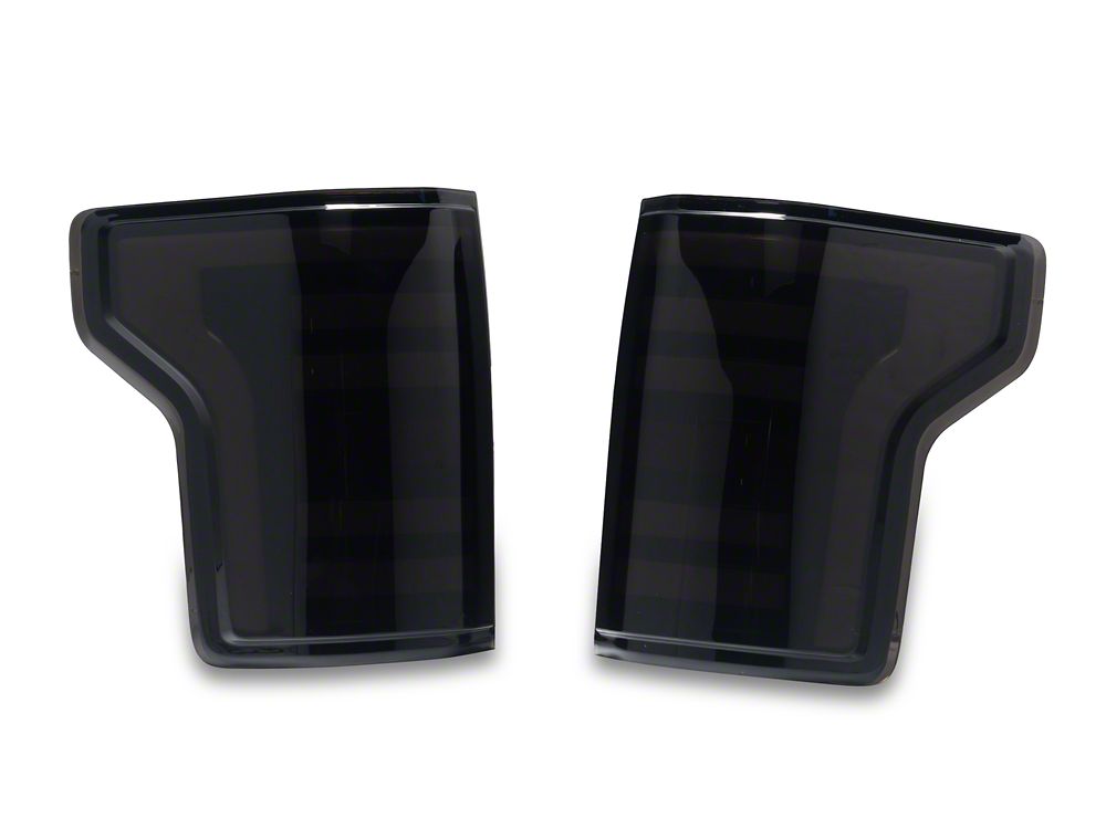 Raxiom RBX LED Tail Lights; Black Housing; Smoked Lens (15-20 F-150 w/ Factory Halogen Tail Lights)