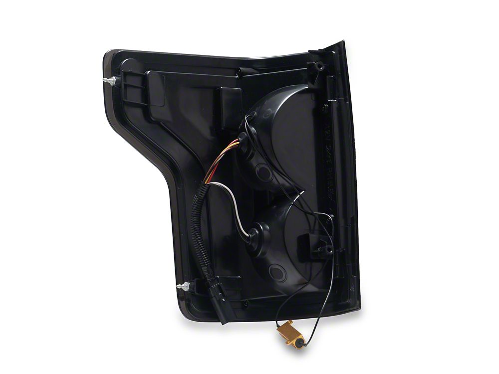 Raxiom RBX LED Tail Lights; Black Housing; Smoked Lens (15-20 F-150 w/ Factory Halogen Tail Lights)