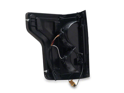 Raxiom RBX LED Tail Lights; Black Housing; Smoked Lens (15-20 F-150 w/ Factory Halogen Tail Lights)