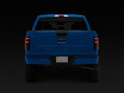 Raxiom RBX LED Tail Lights; Black Housing; Smoked Lens (15-20 F-150 w/ Factory Halogen Tail Lights)