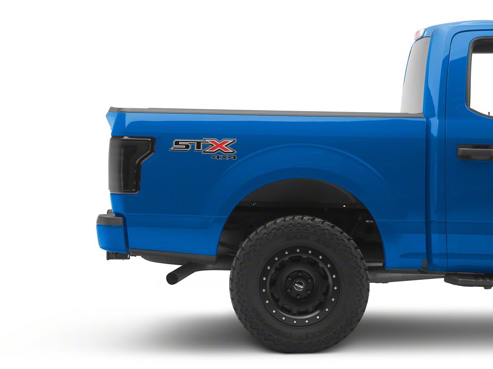 Raxiom RBX LED Tail Lights; Black Housing; Smoked Lens (15-20 F-150 w/ Factory Halogen Tail Lights)