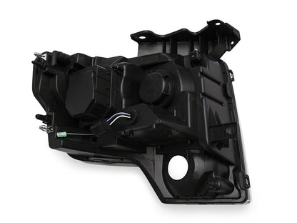 Raxiom Projector Headlights with LED Accent and G2 LED Tail Lights; Black Housing; Clear Lens (09-14 F-150 Styleside w/ Factory Halogen Headlights)