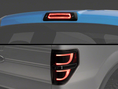 Raxiom Axial Series LED Third Brake Light and G2 LED Tail Lights; Clear (09-14 F-150 Styleside, Excluding Raptor)
