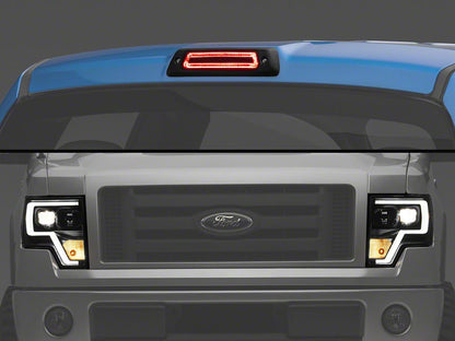 Raxiom Projector Headlights with LED Accent & Axial Series LED Third Brake Light (09-14 F-150 w/ Factory Halogen Headlights, Excluding Raptor)