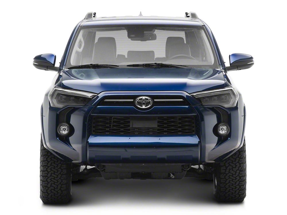 Raxiom CXR Series LED Headlights with Amber DRL; Black Housing; Clear Lens (14-24 4Runner w/ Factory Halogen Headlights)