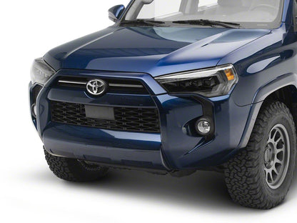 Raxiom CXR Series LED Headlights with Amber DRL; Black Housing; Clear Lens (14-24 4Runner w/ Factory Halogen Headlights)