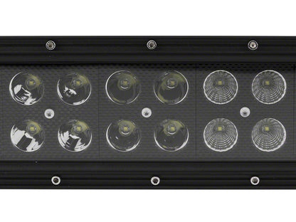 Raxiom 20-Inch Dual Row LED Light Bar; Flood/Spot Combo Beam (Universal; Some Adaptation May Be Required)