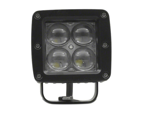 Raxiom Axial Series 3-Inch 4-LED Cube Light; Spot Beam (Universal; Some Adaptation May Be Required)