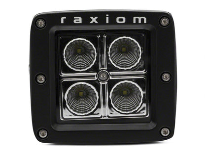Raxiom 3-Inch Square 4-LED Off Road Light; Flood Beam (Universal; Some Adaptation May Be Required)