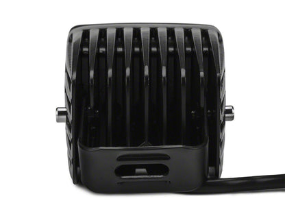 Raxiom 3-Inch Square 4-LED Off Road Light; Spot Beam (Universal; Some Adaptation May Be Required)