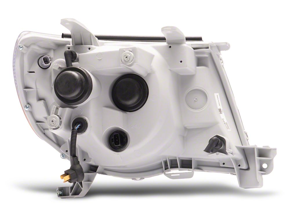 Raxiom Axial Series LED DRL Projector Headlights; Black Housing; Clear Lens (05-11 Tacoma)